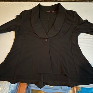 Shape FX by Newport News size 12 black control top pantsuit